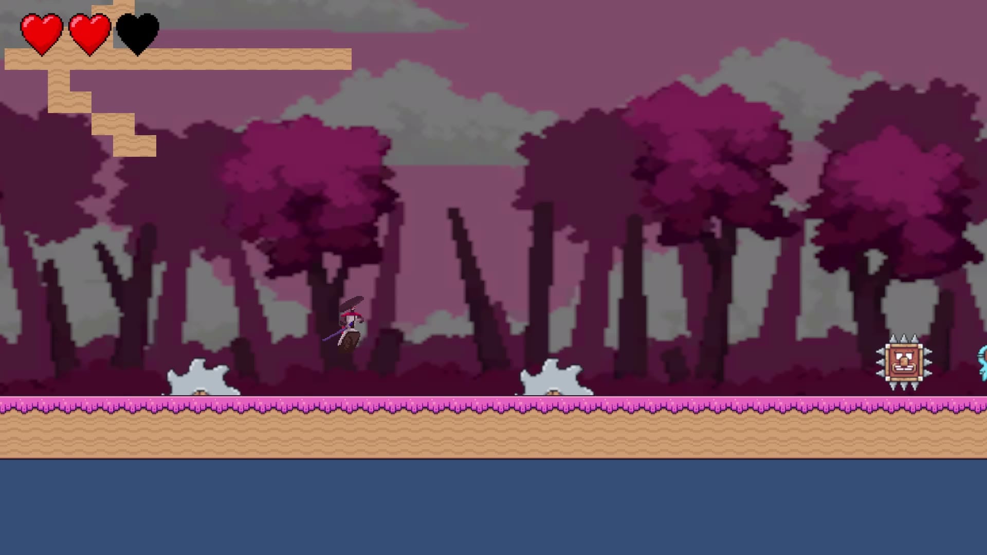 The purple forest