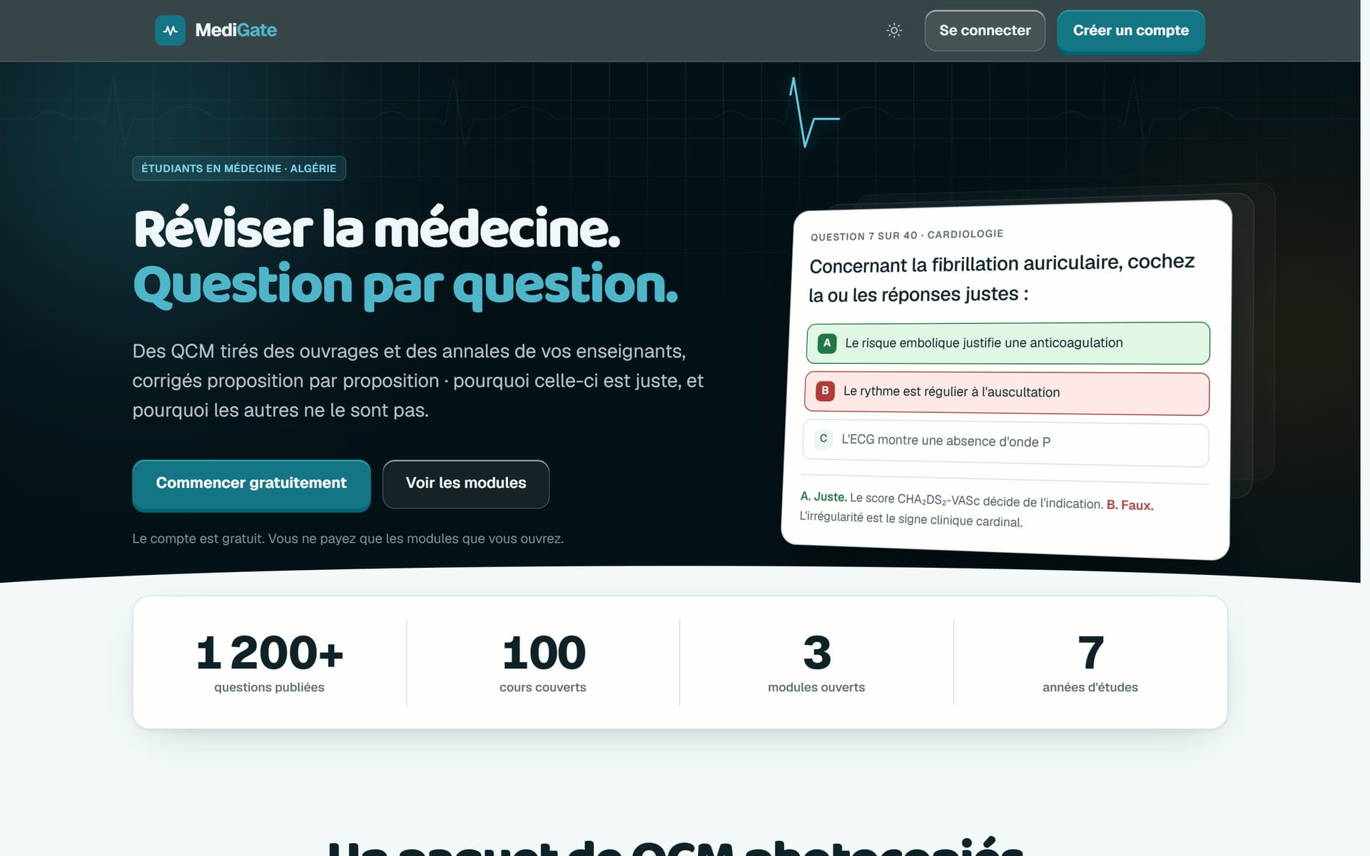Landing page
